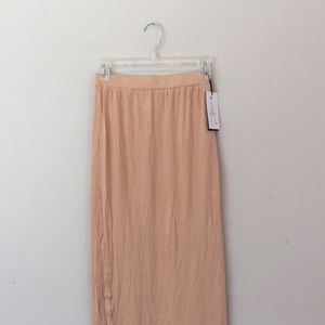 New Nude Maxi Skirt